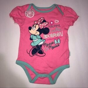 𝅺disney Minnie Mouse bodysuit Size 6-9 months